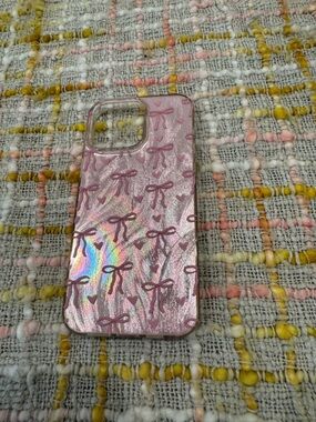 Iridescent Clear Phone Case - Shimmering Pearl Finish